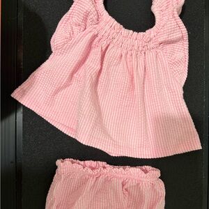 Striped Baby Girl Set